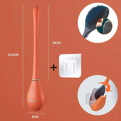 Brosse WC Longue Manche Douce