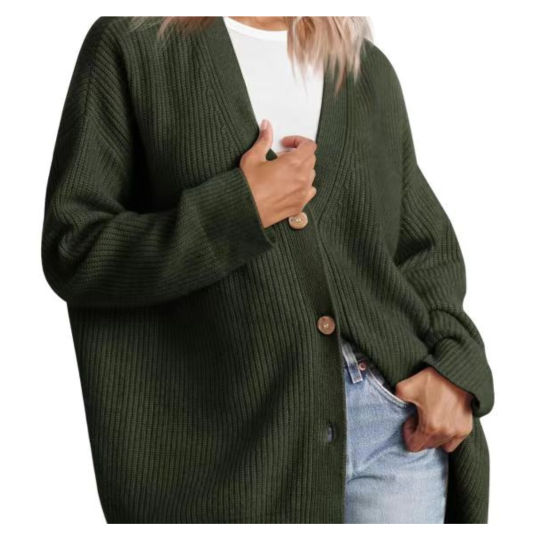 Gilet douillet en maille pour femme | Hiver chaud