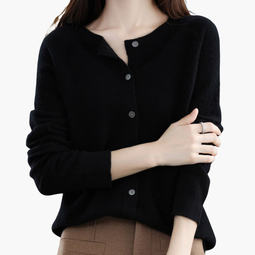 Gilet Femme Élégant Rose Doux Boutonné