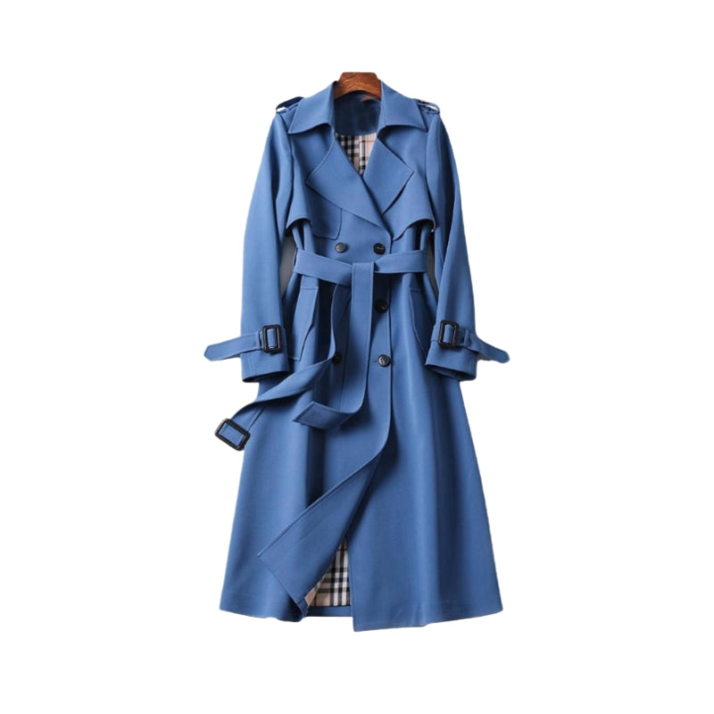 Trench-coat Femme Élégant à Ceinture
