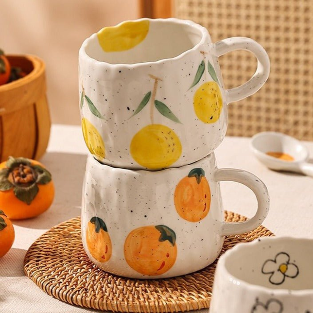 Tasse Colorée Fruits Amusante