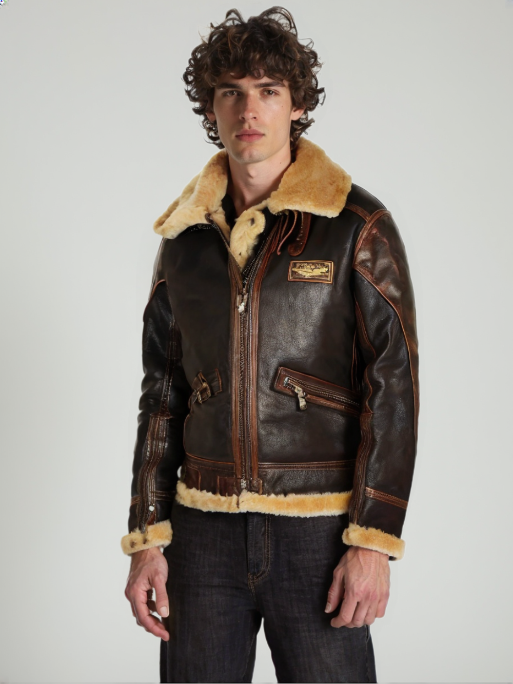 Veste en cuir Homme Élégante et Confortable - LuxeStyle