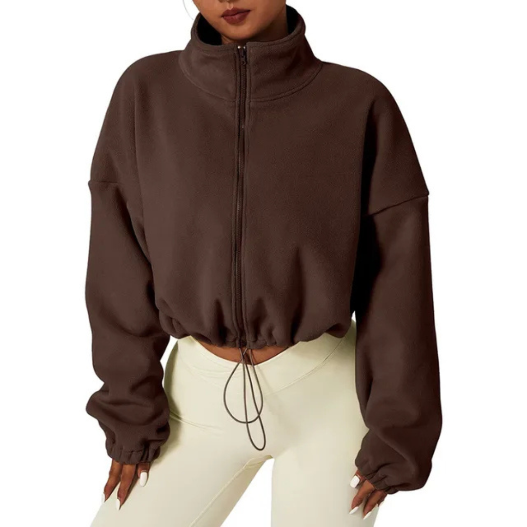 Veste Polaire Élégante Femme Hiver