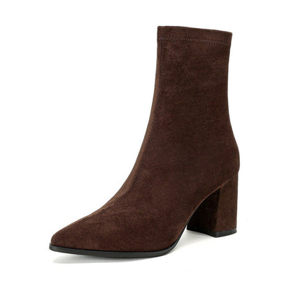 Bottes Femmes Zippées Confortables Pour Tous Les Jours