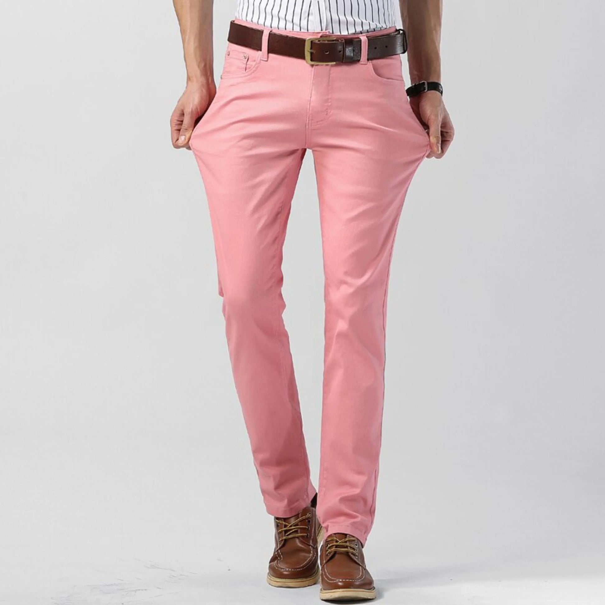 Pantalon Homme Détente Élastique Taille Classique - luxestyle