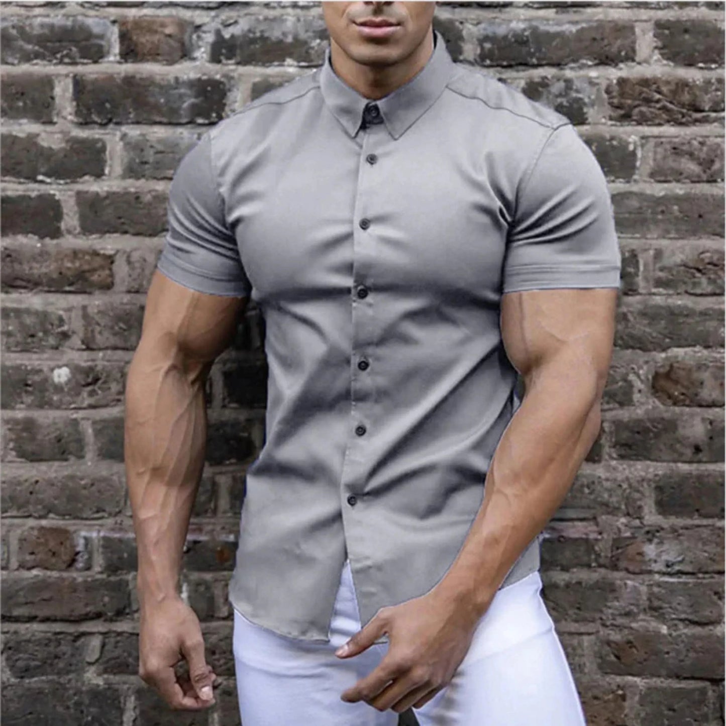 Chemise Homme Détente Manches Courtes