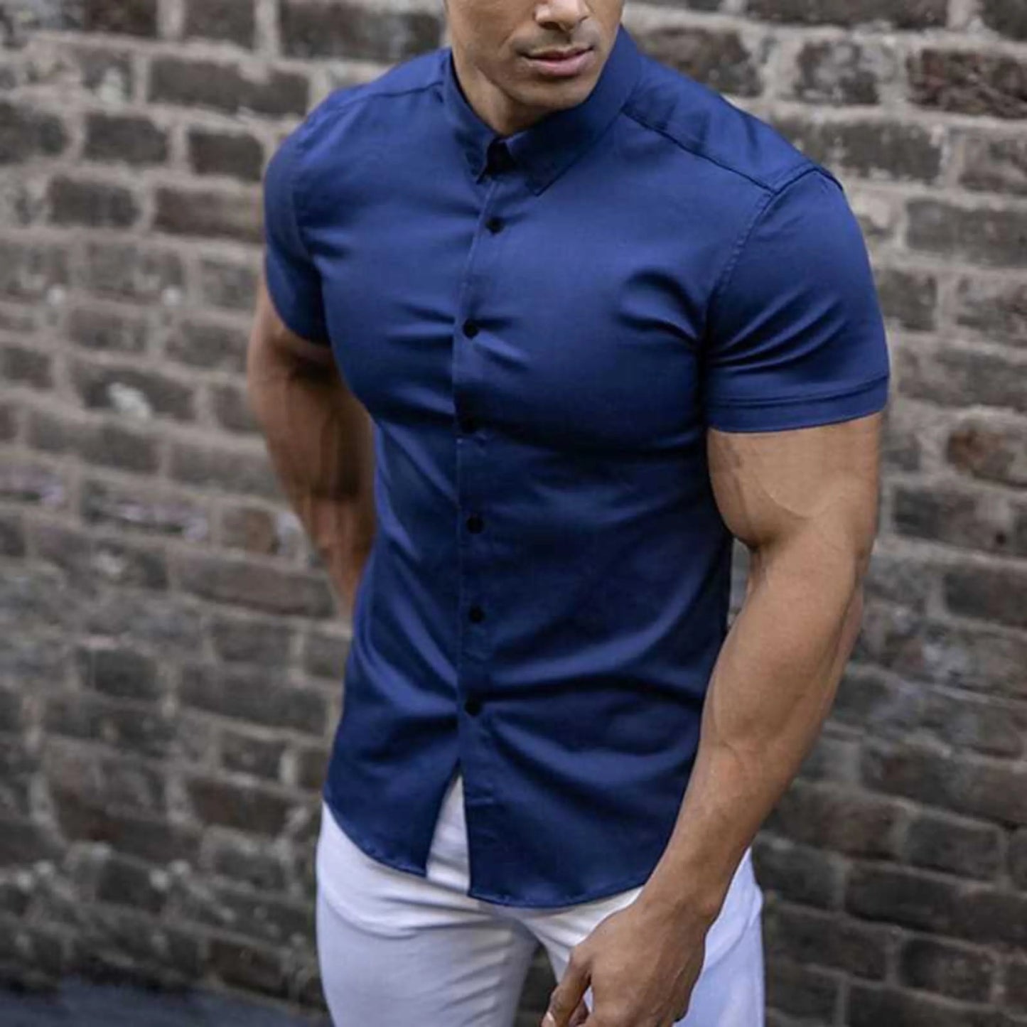 Chemise Homme Détente Manches Courtes