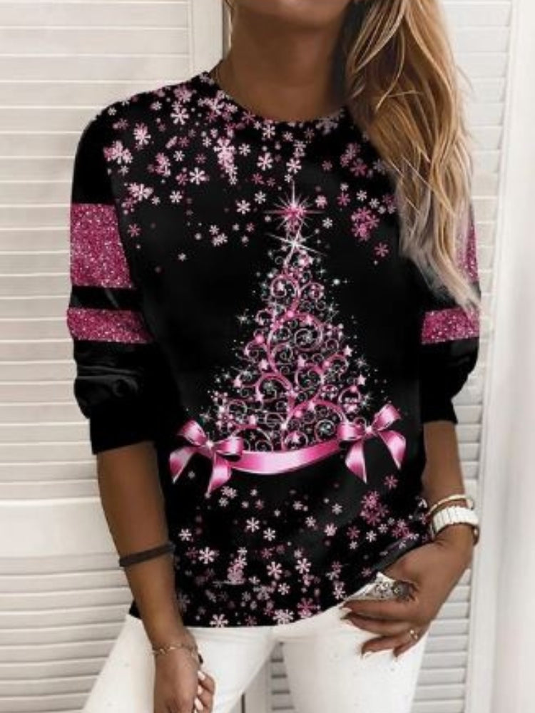 Sweat Chic Manches Longues Imprimé