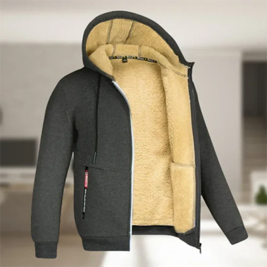 Veste Hiver Homme Élégante Capuche Zippée - luxestyle