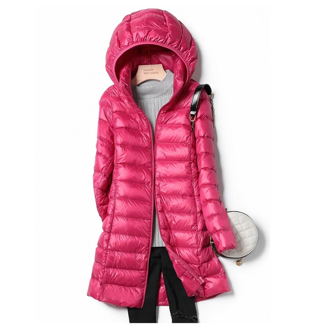 Manteau Femme Hiver Douillet avec Capuche Enlévable