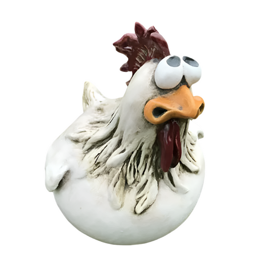 Statue de poulet en jardin décoratif - BlxckFR