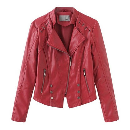 Blouson Moto Femme Élégant