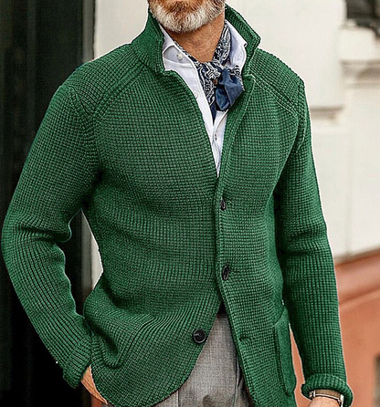 Blazer Classique Homme Élégant - Col Chemisé, Manches Longues & Chic Timeless