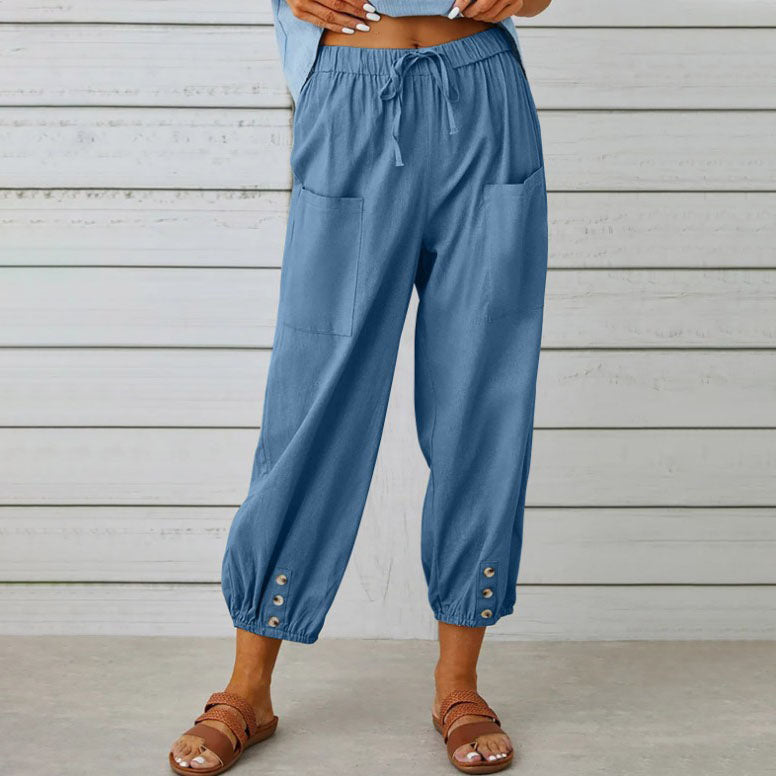 Pantalon Large décontracté femme