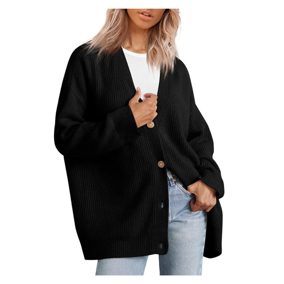 Gilet douillet en maille pour femme | Hiver chaud