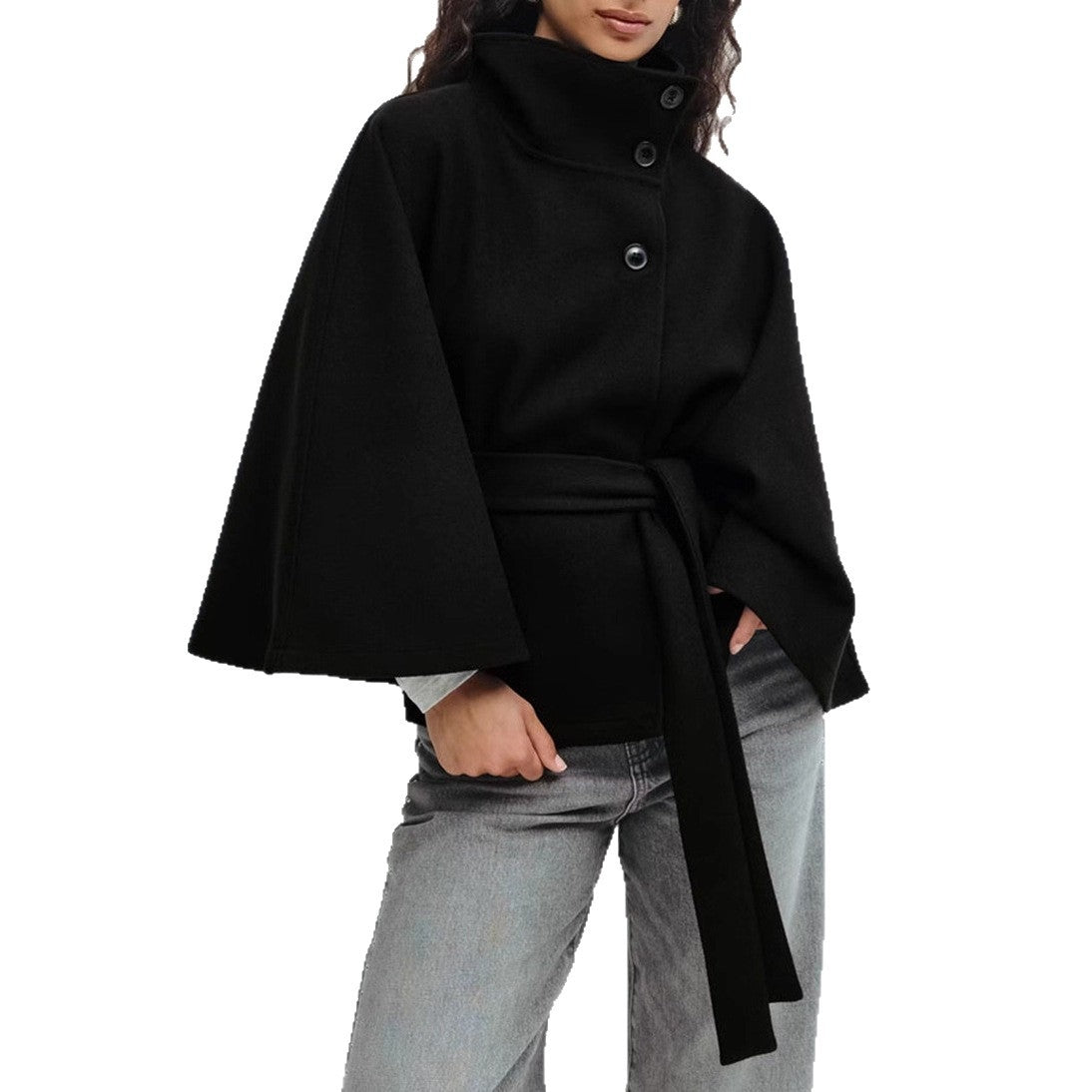 Veste Femme Élégante avec Ceinture pour Toutes Occasions