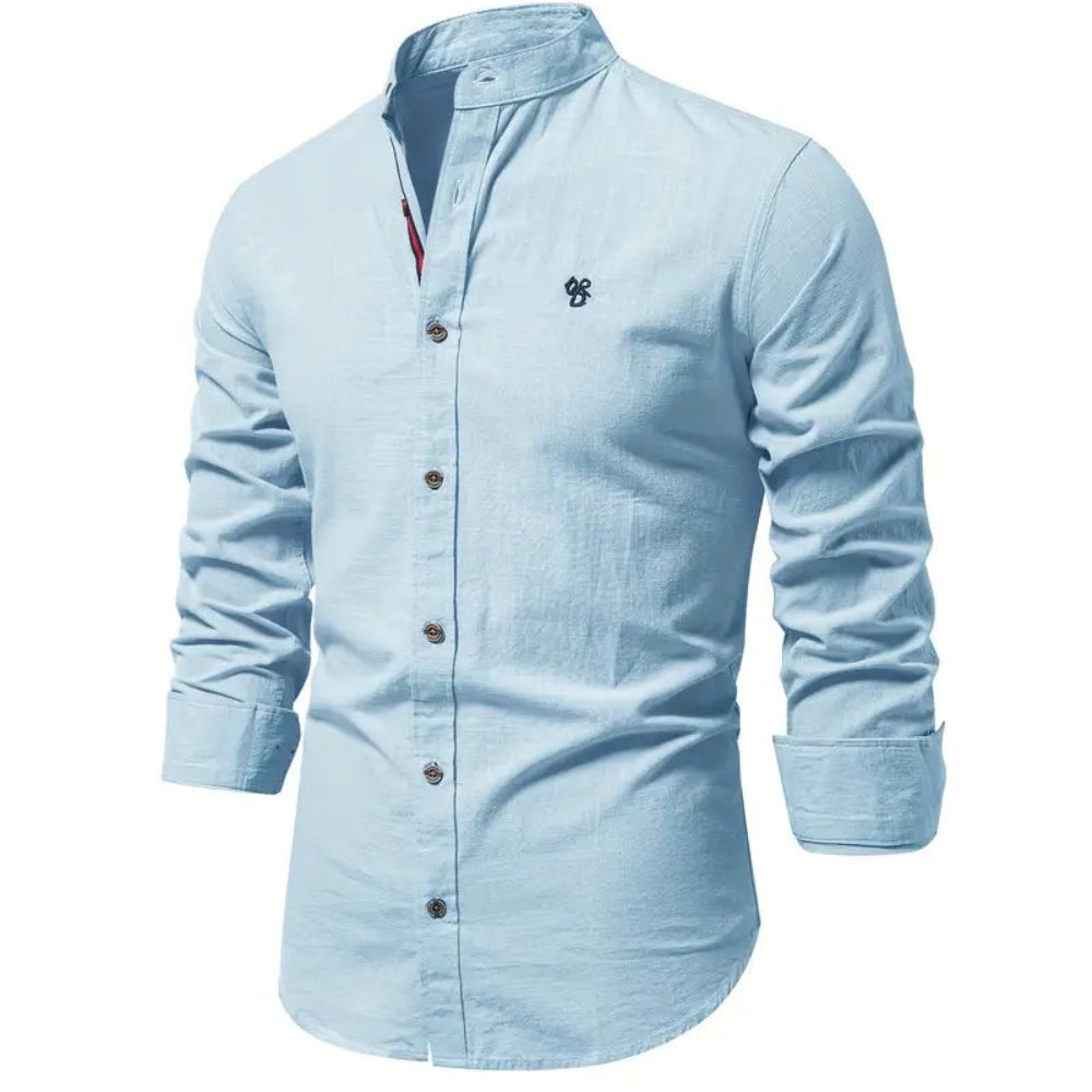 Chemise Relaxe à Manches Longues pour Homme