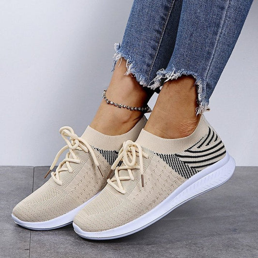 Baskets décontractées Beige Féminines - LuxeStyle