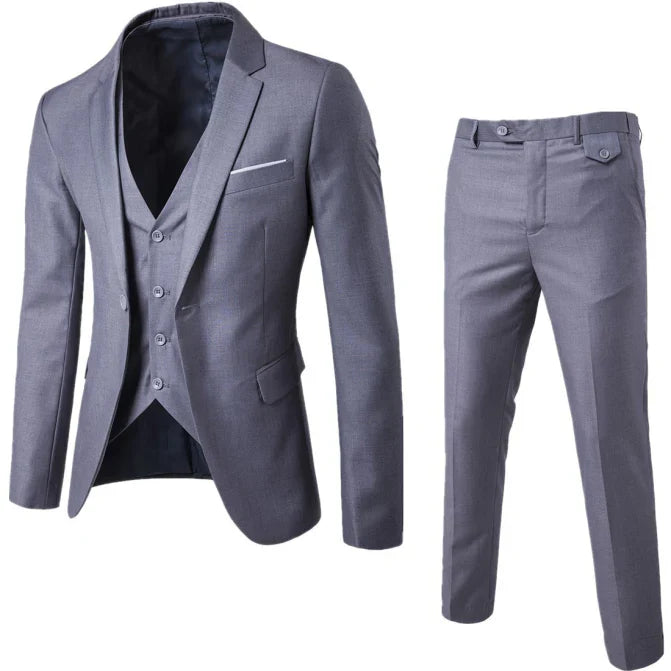 Costume 3 Pièces Élégant Mariage Homme | Pantalon Slim