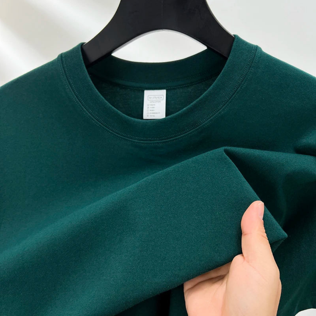 Sweat à manches longues homme vert foncé - LuxeStyle