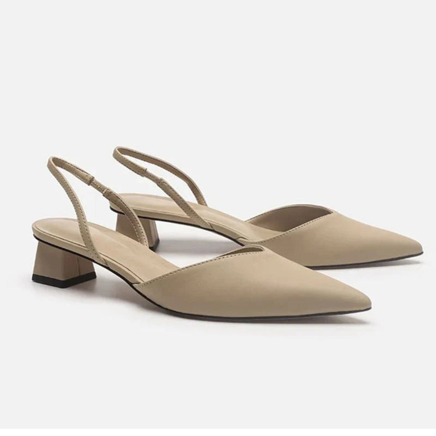 Chaussures à talons plats noirs élégantes pour femme