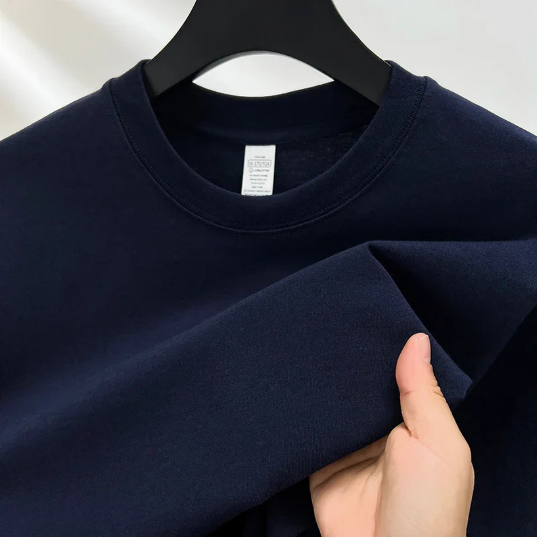 Sweat à manches longues homme vert foncé