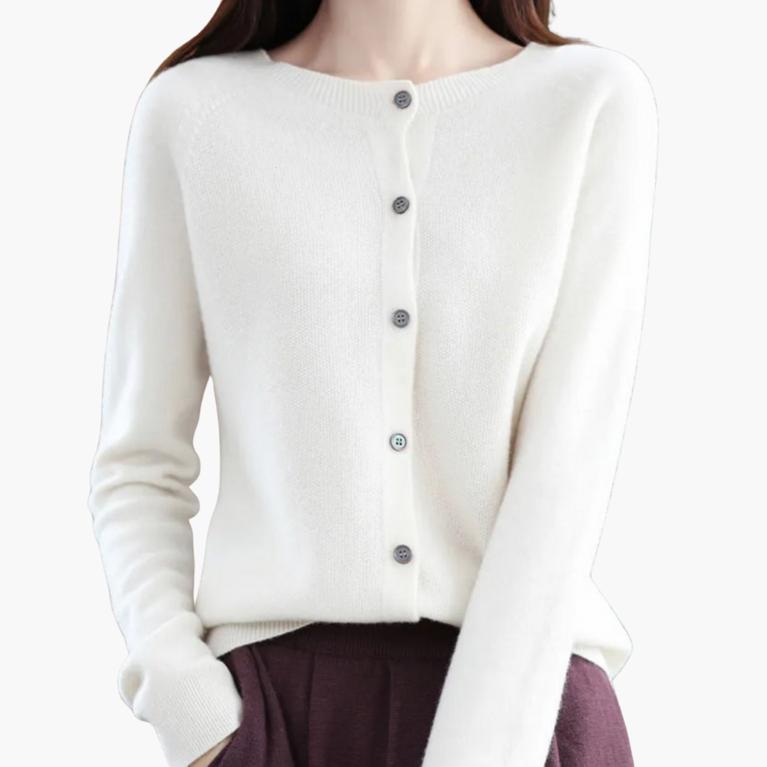 Gilet Femme Élégant Rose Doux Boutonné