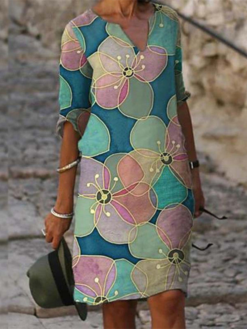 Robe Chic Femme Courte Élégante