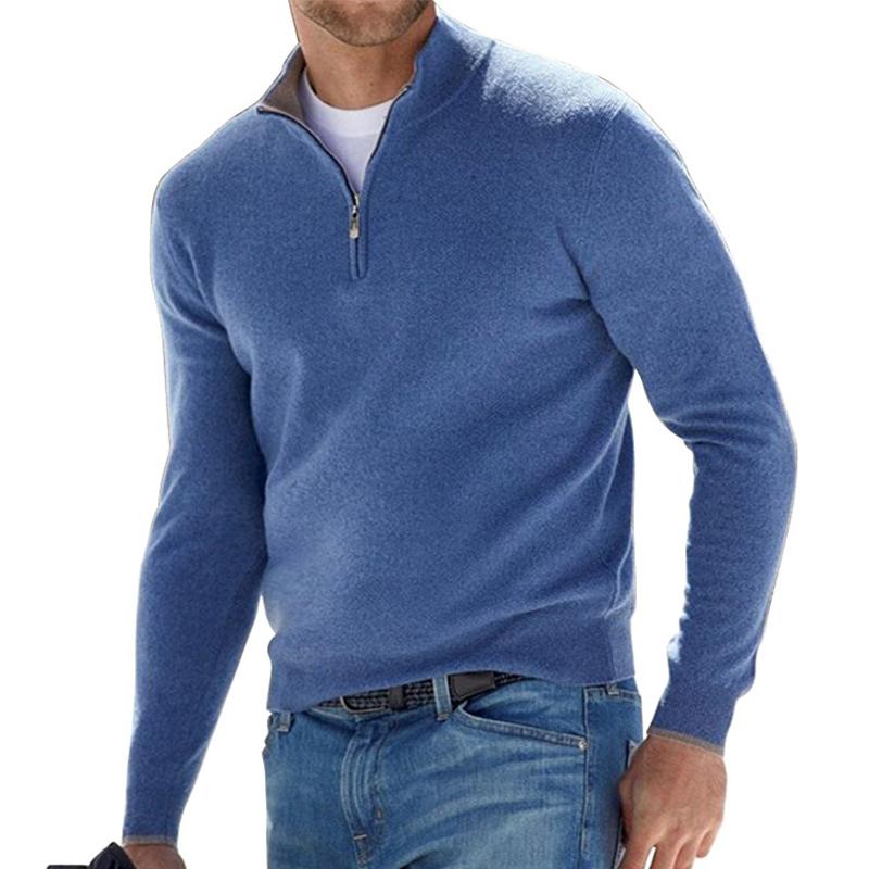 PullSoft™ – Pull Col Roulé Homme en Laine Confortable et Élégant