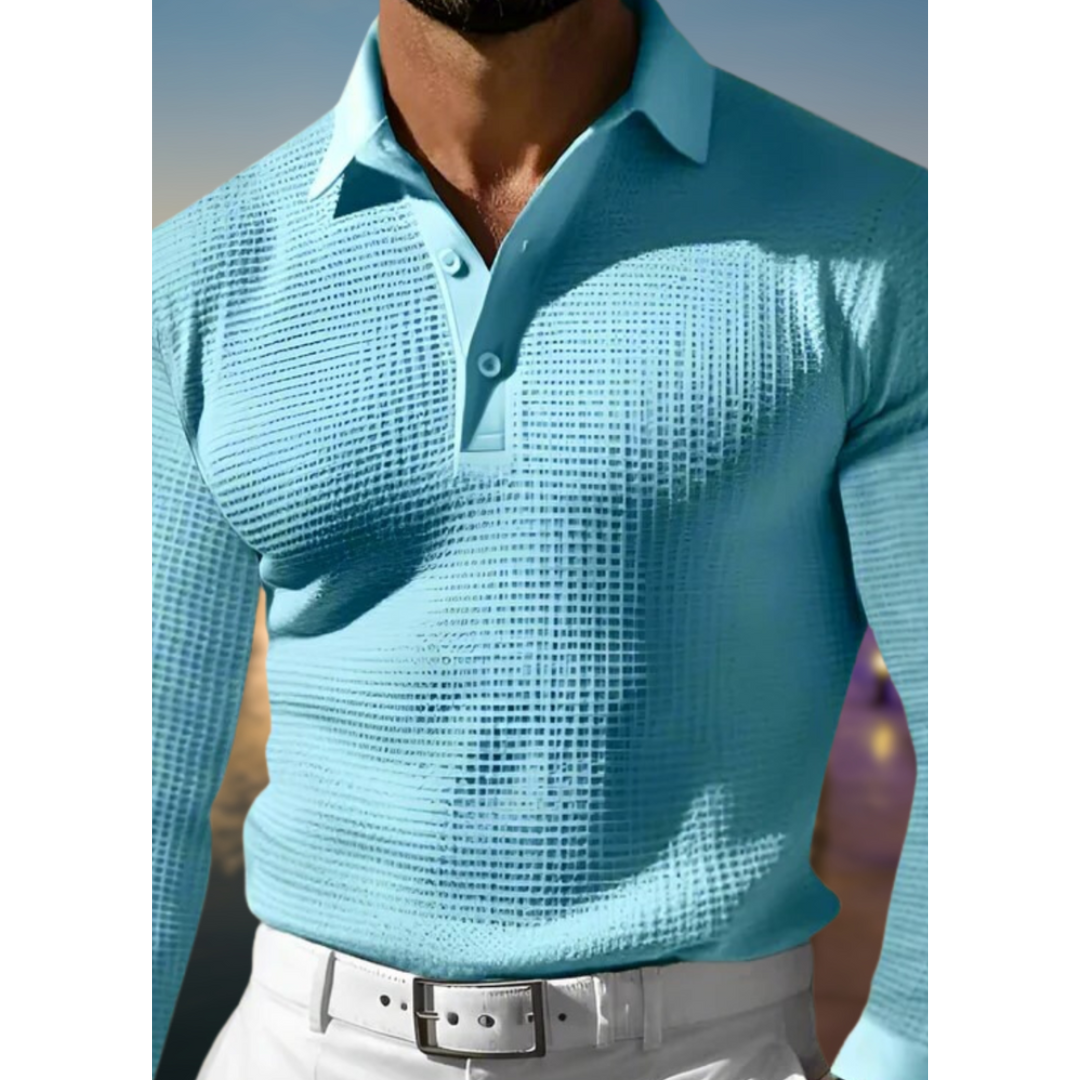 Polo Hiver Douillet Manches Longues Homme