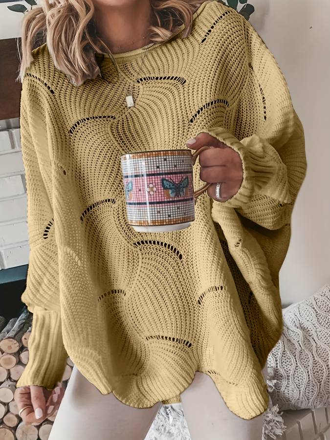 Pull Tricot Chaud pour Femme - Manches Longues Hiver