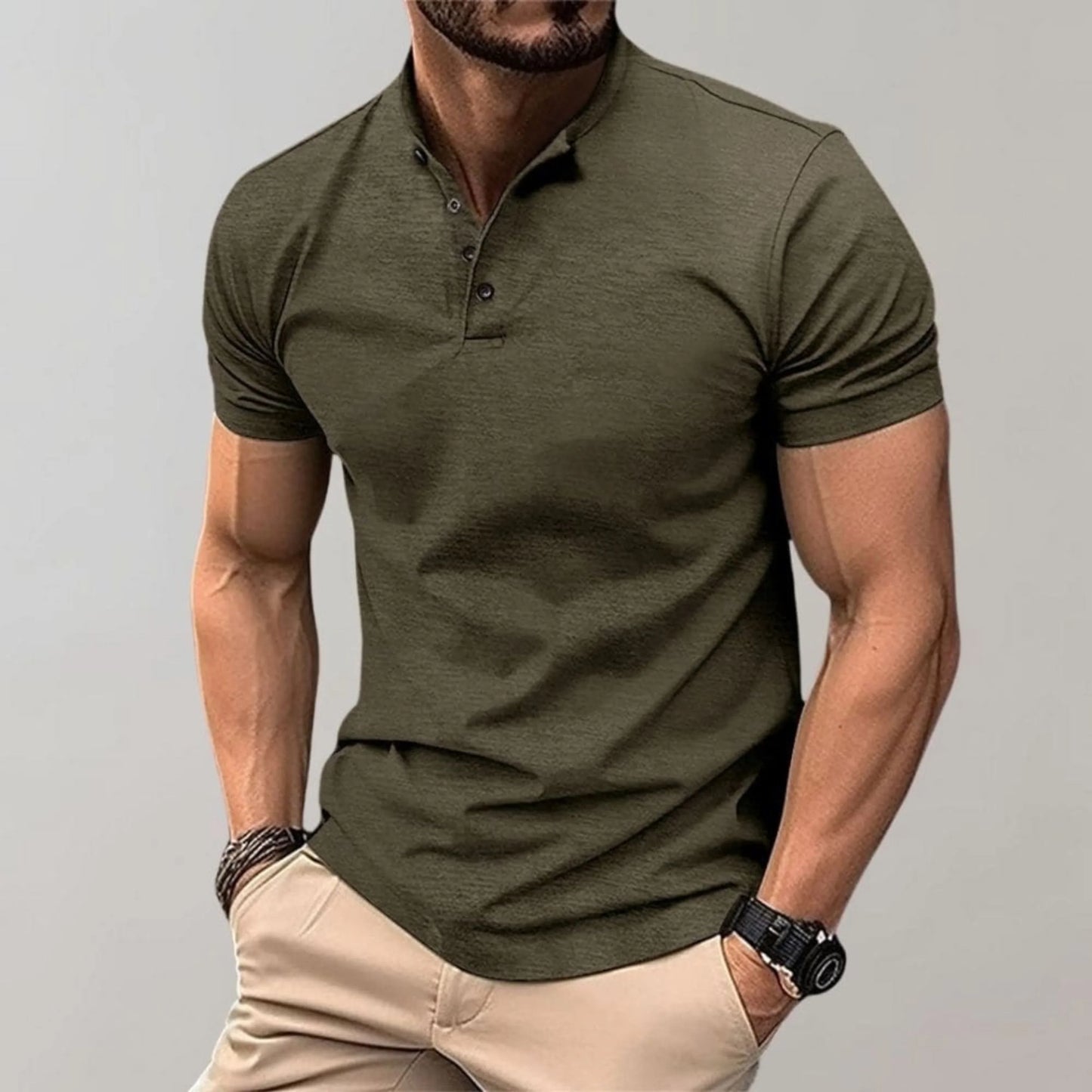 Chemise Polo Homme Décontractée Chic