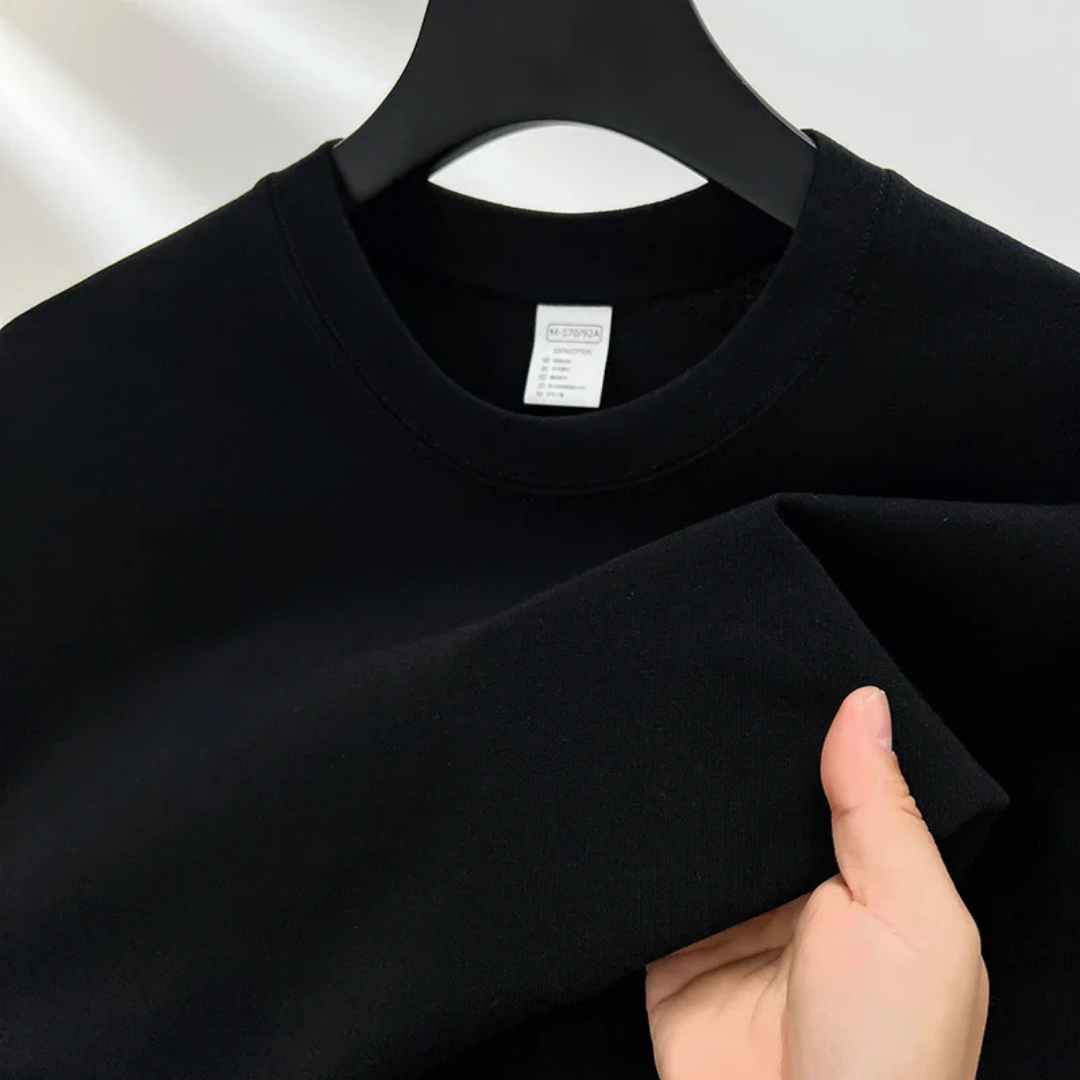 Sweat à manches longues homme vert foncé