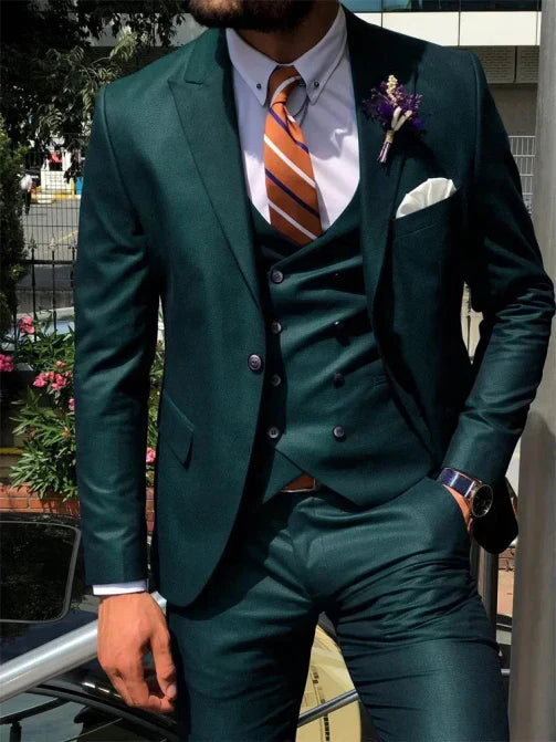 Costume Mariage Homme Élégant Tailleur Noir