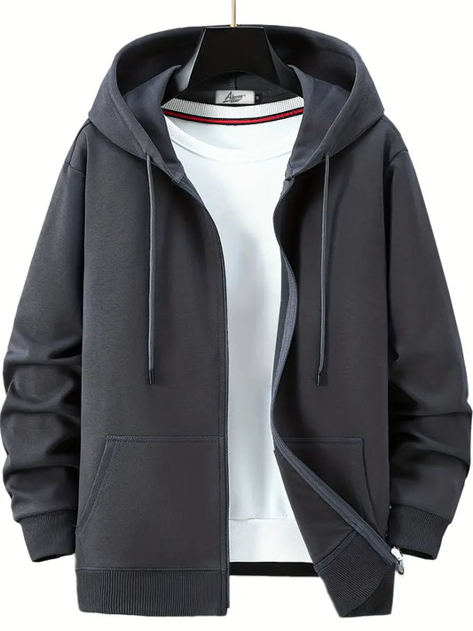 Sweat À Capuche Douillet Pour Hommes Automne Hiver - LuxeStyle