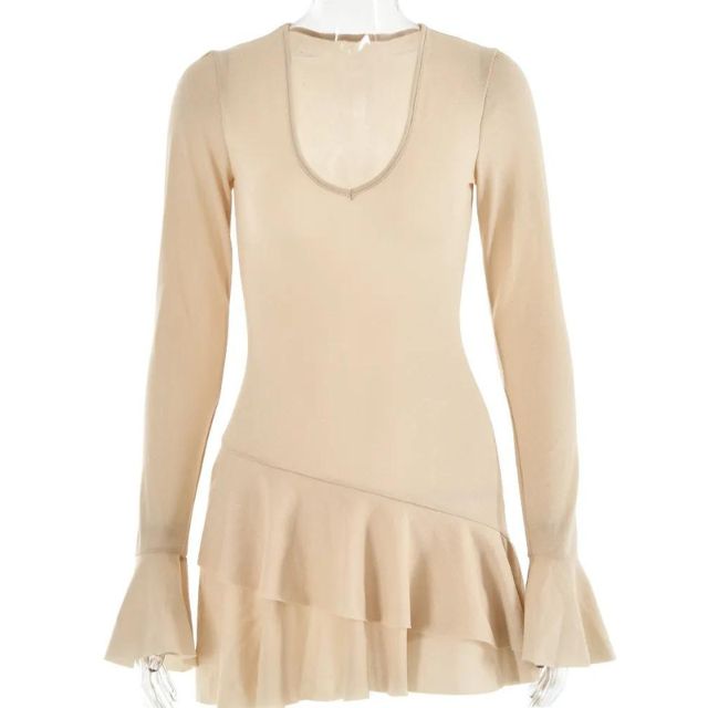 Robe Femme Élégante Décolleté Profond - LuxeStyle