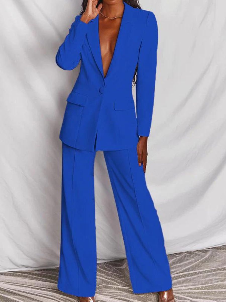 Costume Femme Chic Jaune Tailleur Élégant