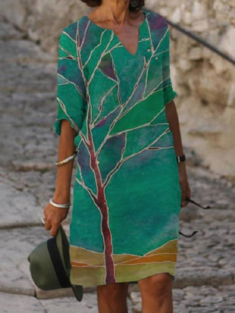Robe Chic Femme Courte Élégante