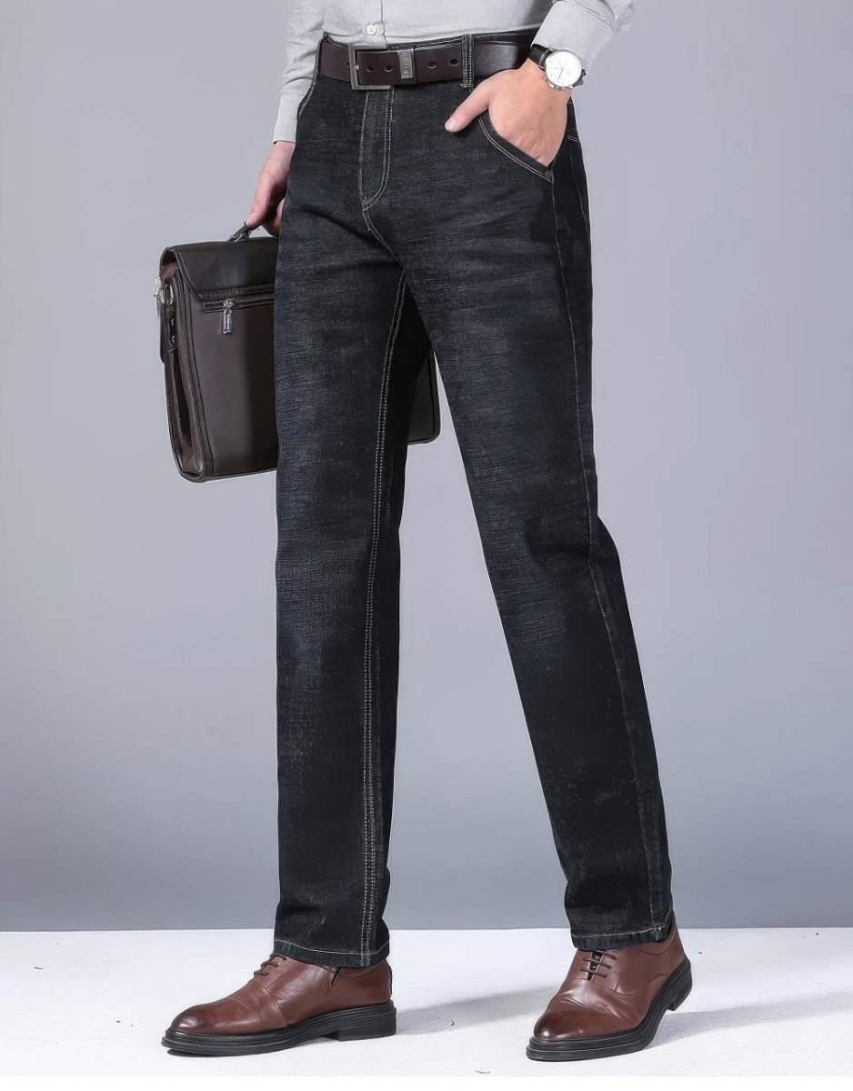 Jean Taille Étroite Homme - Parfait pour Bureau et Week-End - LuxeStyle