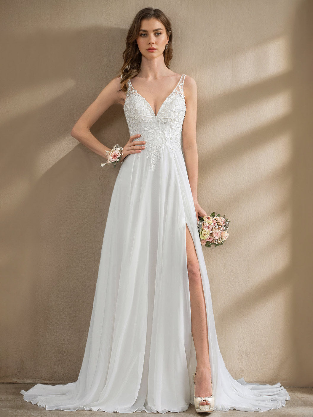 Robe De Soirée Élégante Longue Pour Femme Invitée Mariage - luxestyle