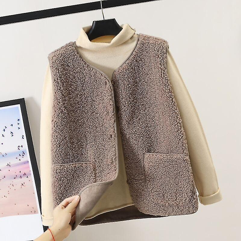 Gilet décontracté et douillet pour femme | Veston léger