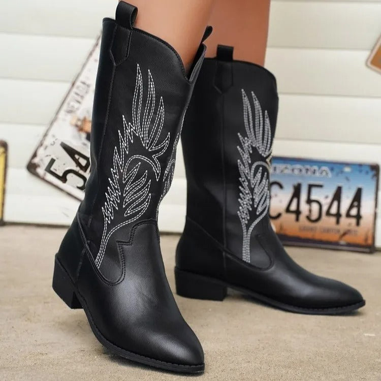 Mia – Bottes de cowboy chic détendues pour femme