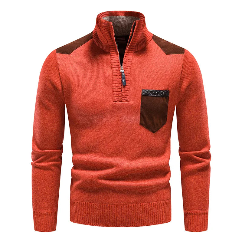 Pull Col Montant Graphic Pour Homme - Parfait Pour Le Printemps