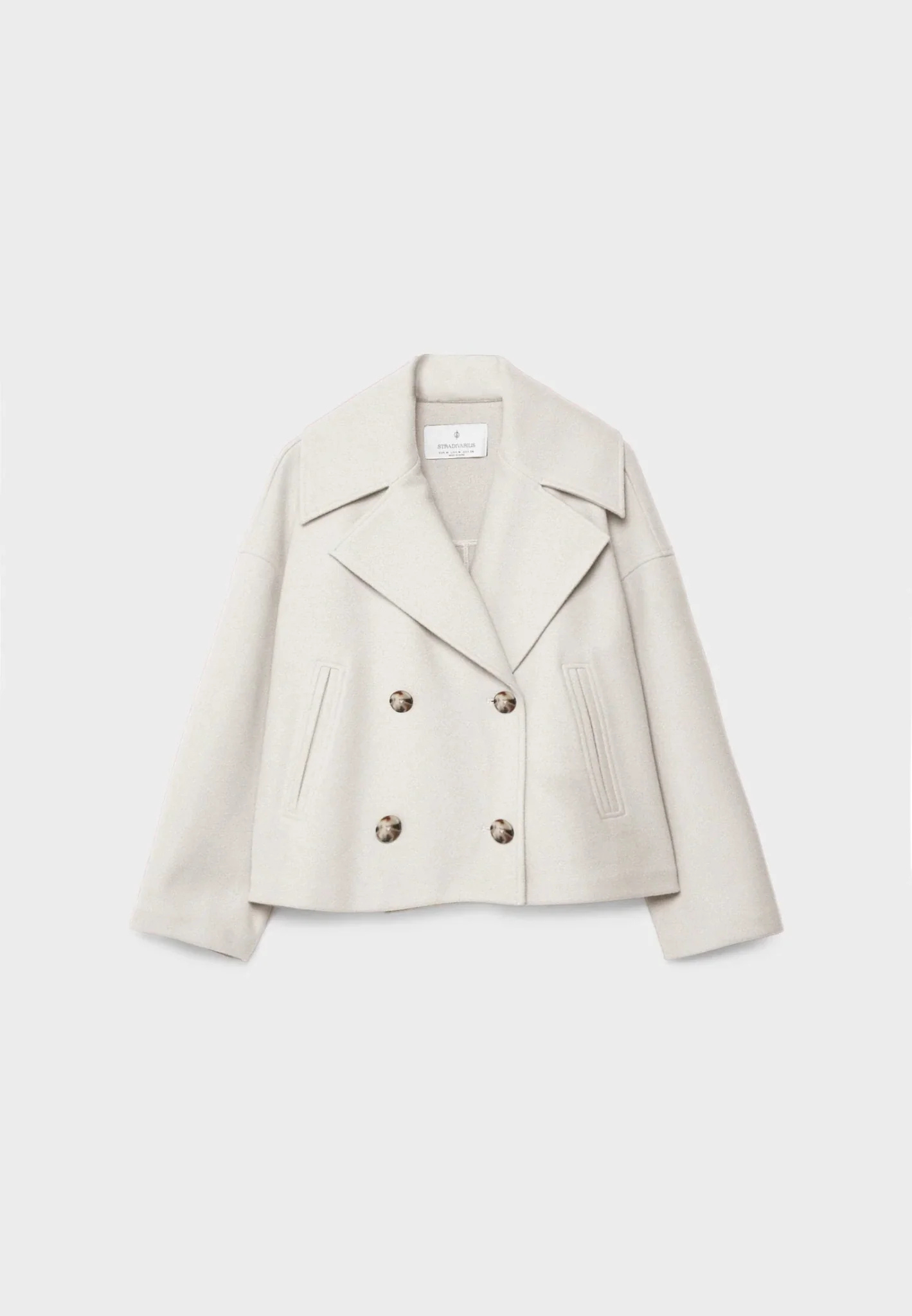 Veste Femme Élégante Tailleur Cintrée avec Col Pointu et Double Boutons - LuxeStyle