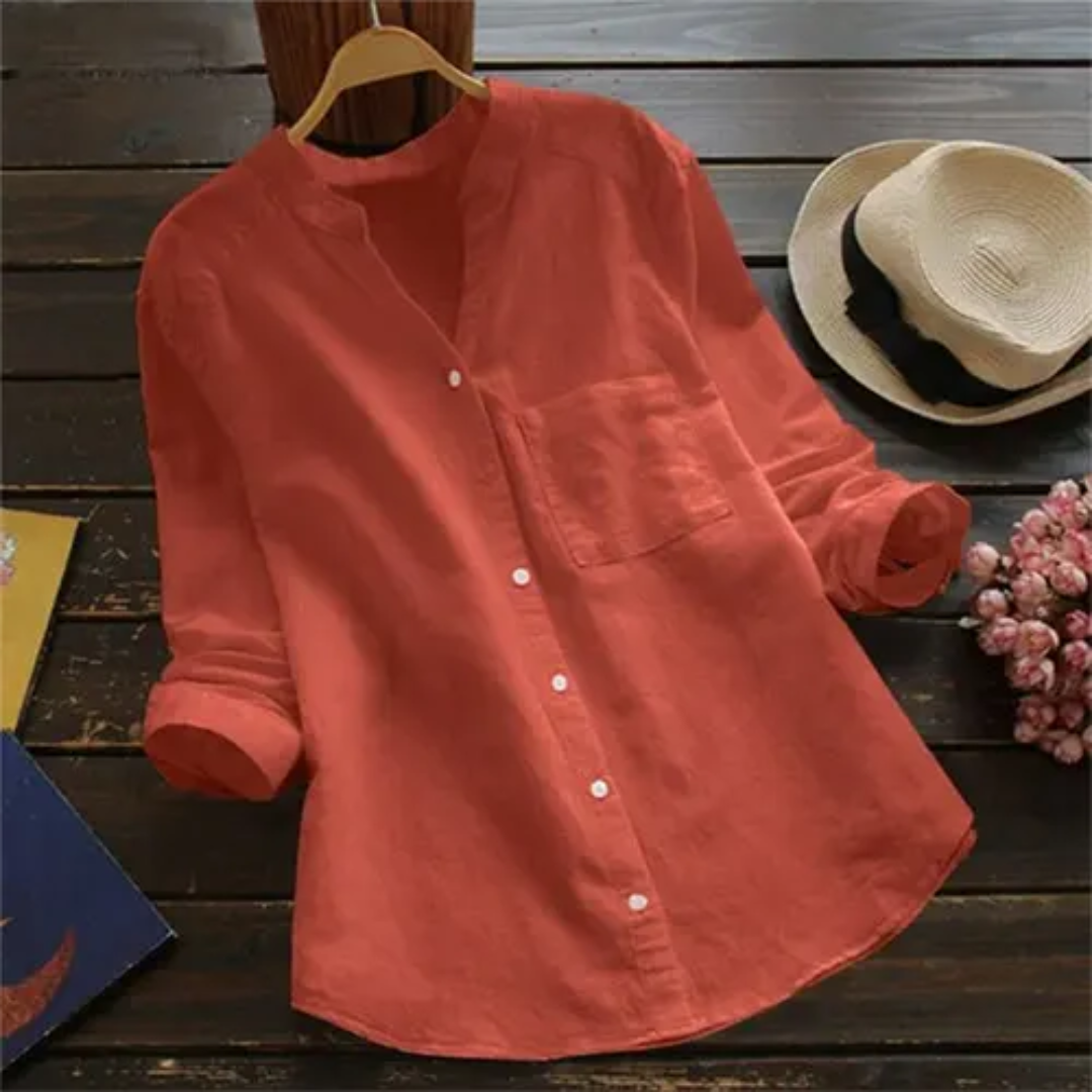Chemise Femme Élégante Manches Longues Été - luxestyle