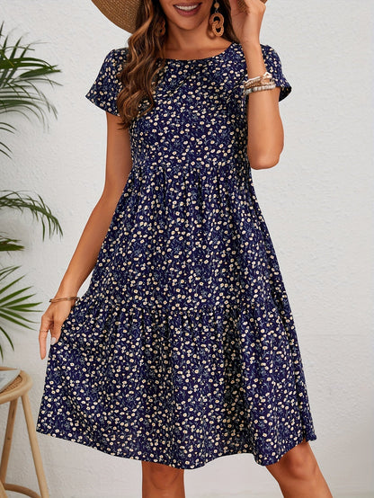 Robe Été Libre Fleurie pour Femme