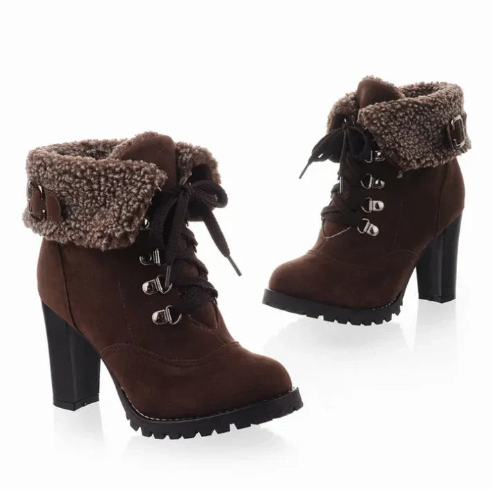 Bottes Féminines à Talons Élégantes et Confortables