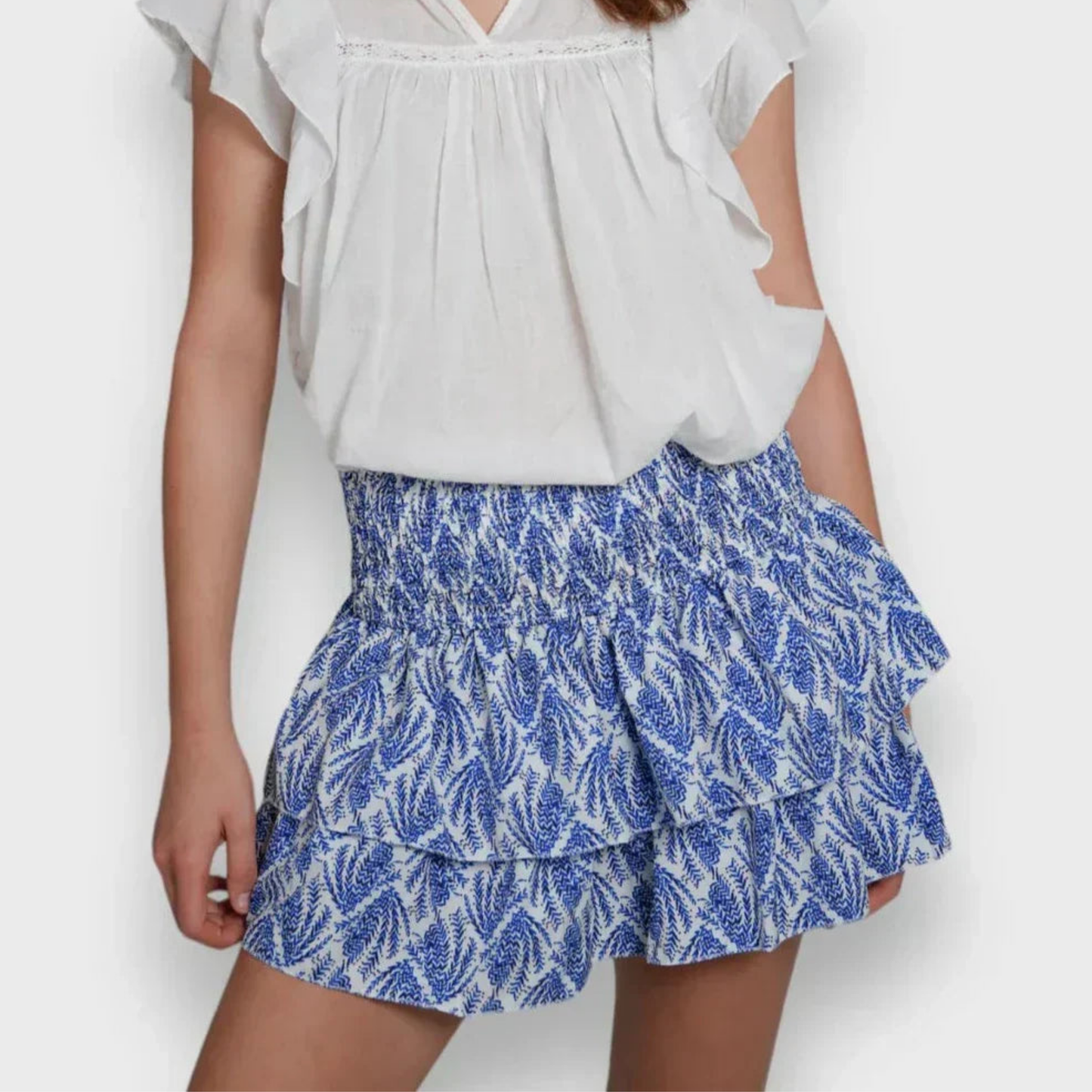 Jupe Courte Élégante pour Femme en Tissu Souplesse