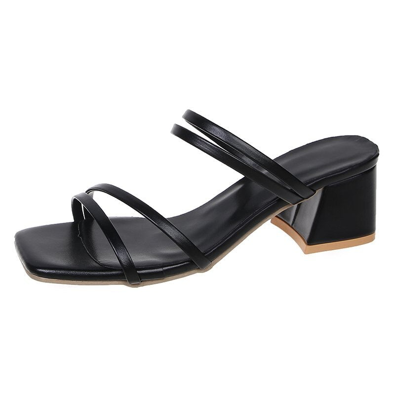 Chloé - Sandales confortables pour femme à talon plat