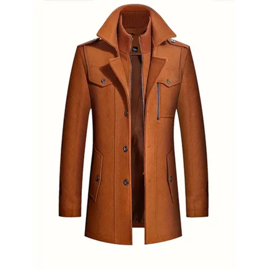 Manteau Homme Hiver Élégant et Long - luxestyle